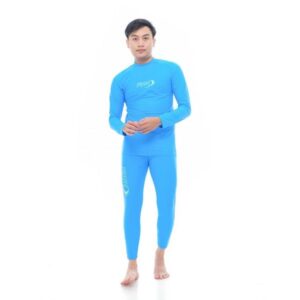 Squid Long Set For Unisex Series Soft Blue
